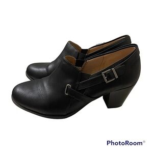LifeStride Jenson Ankle Boot in Black Womans Shoes SZ 9.5 M w/ memory foam